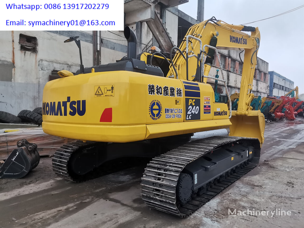 Komatsu PC240-8 tracked excavator