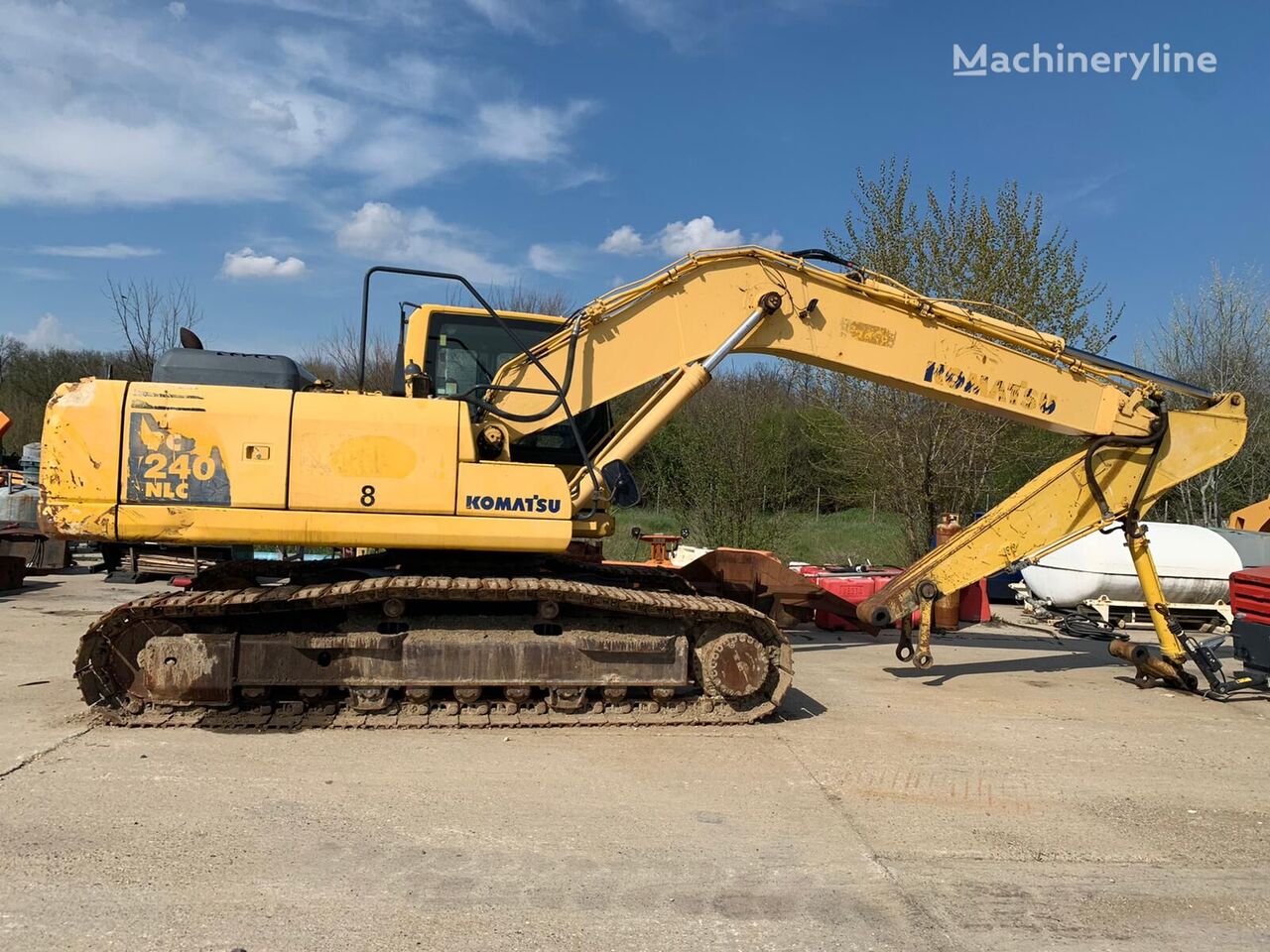 гусеничный экскаватор Komatsu PC240 NLC-8, 2007