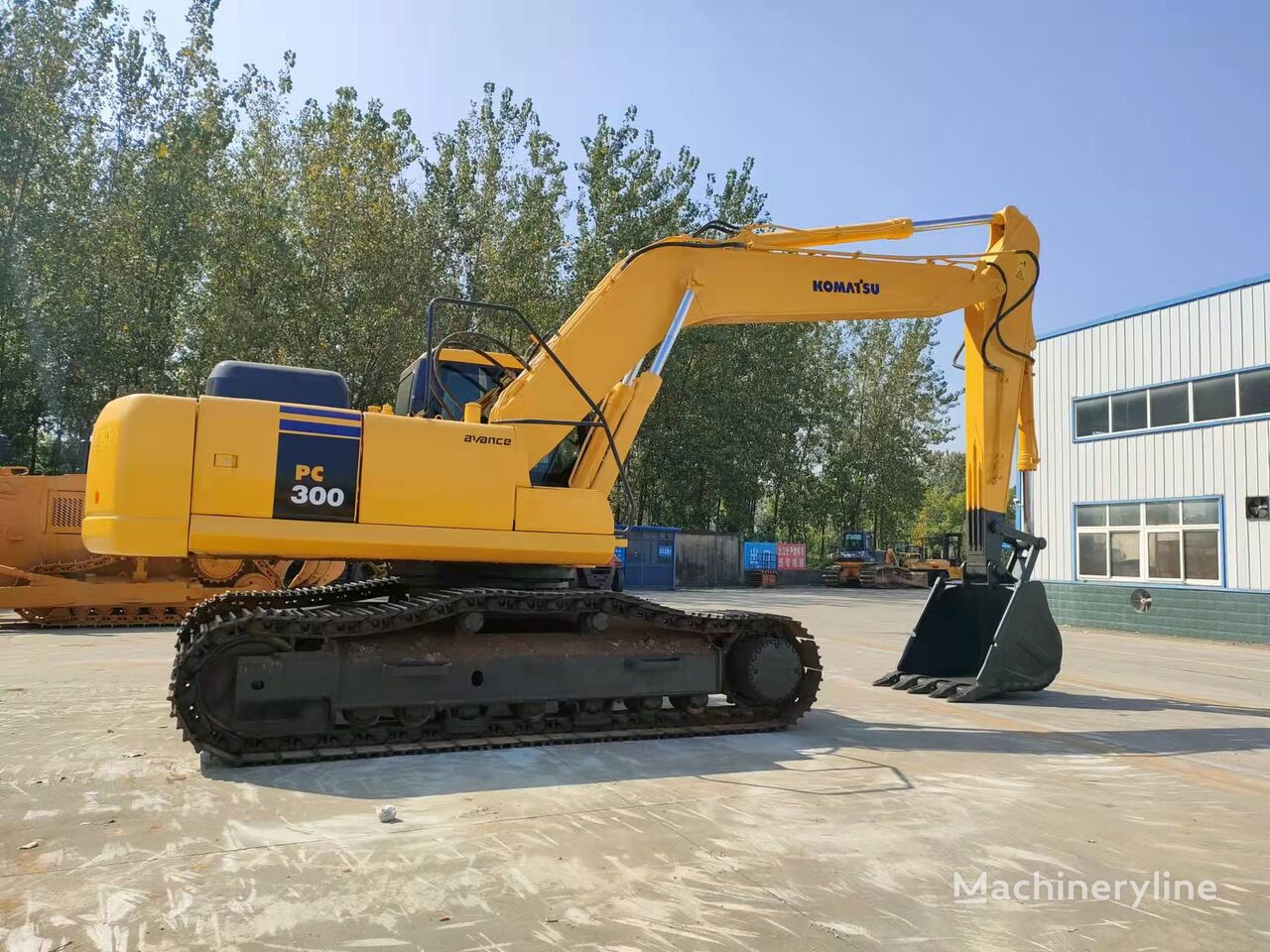 Komatsu PC300-7 tracked excavator