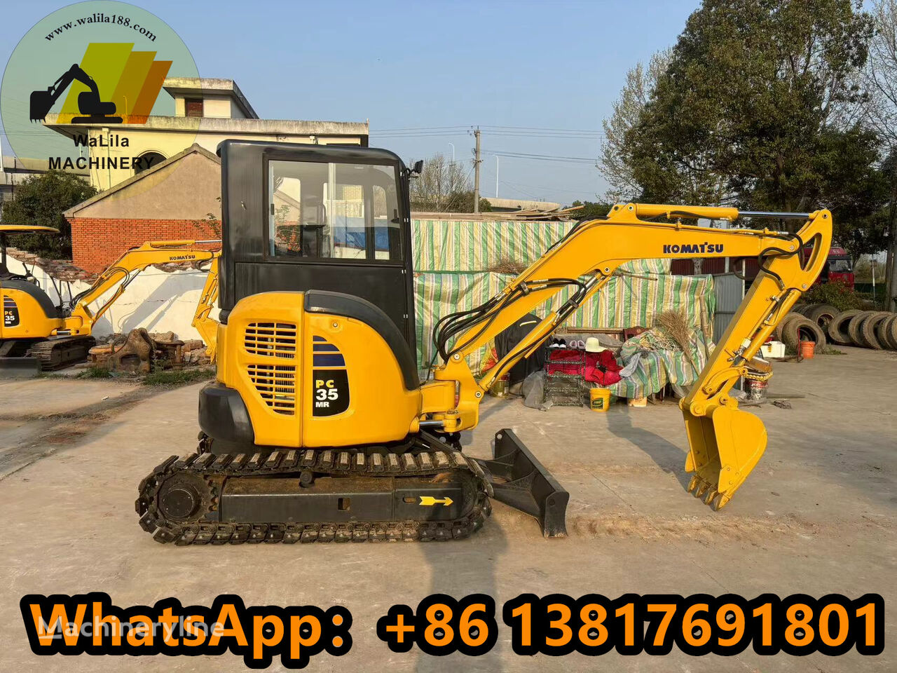 гусеничный экскаватор Komatsu PC35