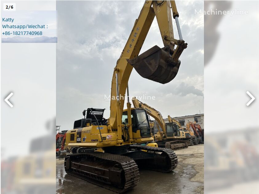 Komatsu PC400-7 excavadora de cadenas