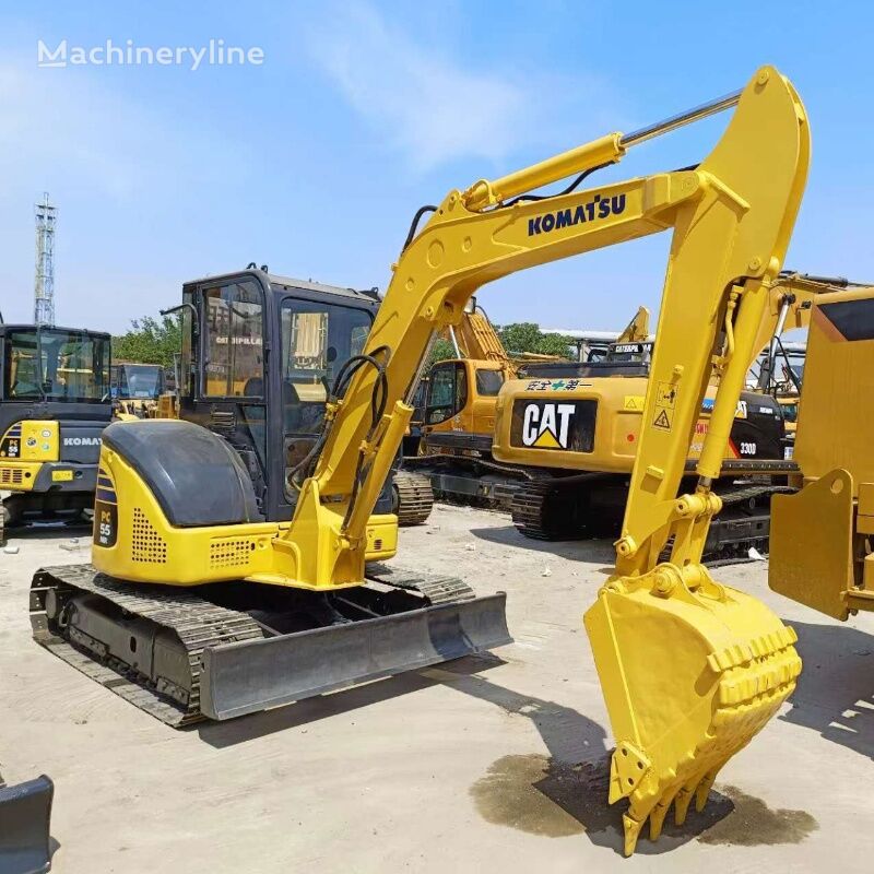 Komatsu PC55 tracked excavator