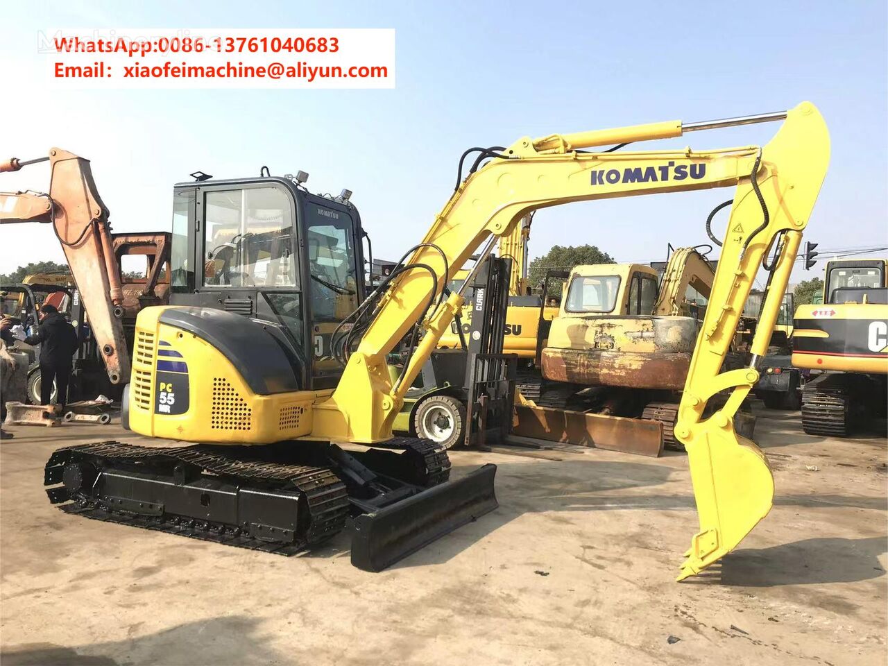 Komatsu PC55MR excavadora de cadenas