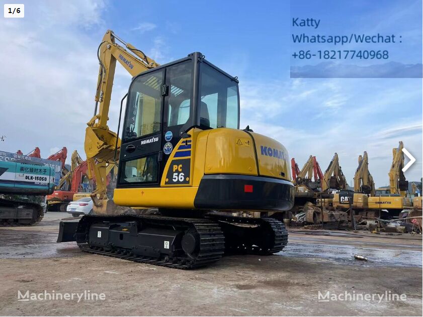 гусеничный экскаватор Komatsu PC56-7