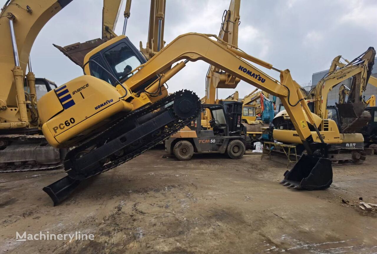 Komatsu PC60 tracked excavator