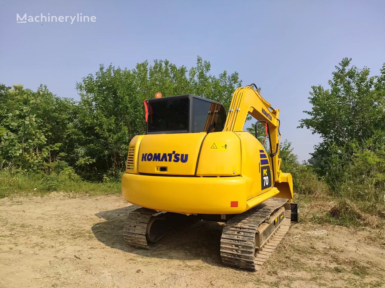 Komatsu PC70 tracked excavator