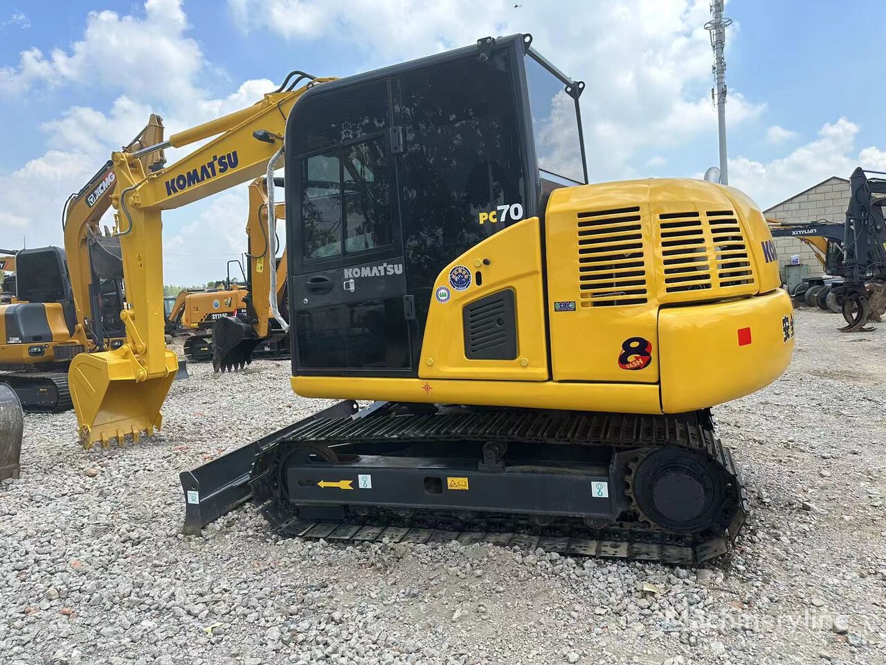 Komatsu PC70-8 tracked excavator