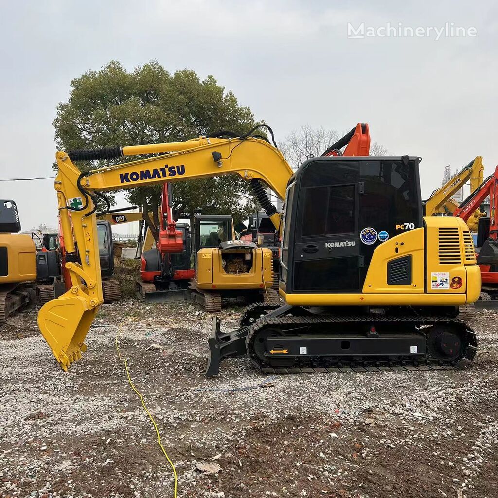 Komatsu PC70-8 tracked excavator