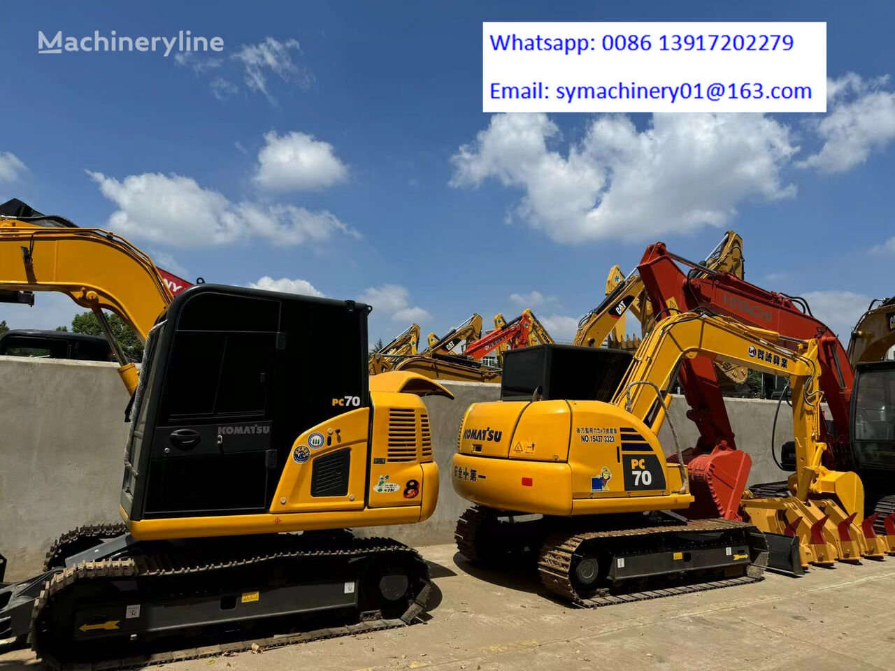 верижен багер Komatsu PC70  PC60  PC55  PC78  PC130  PC200  PC220  PC240  PC300