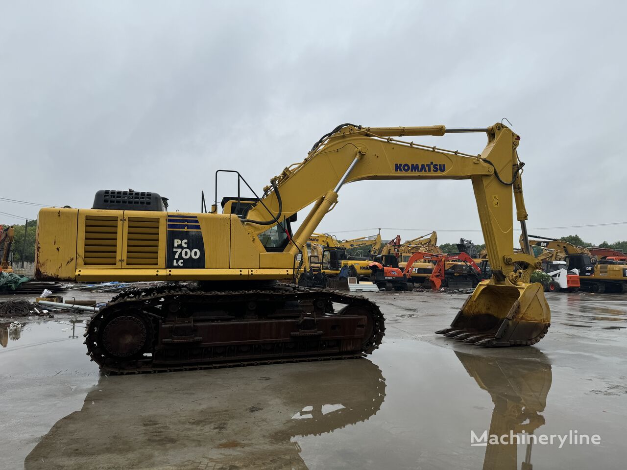 Komatsu PC700 tracked excavator