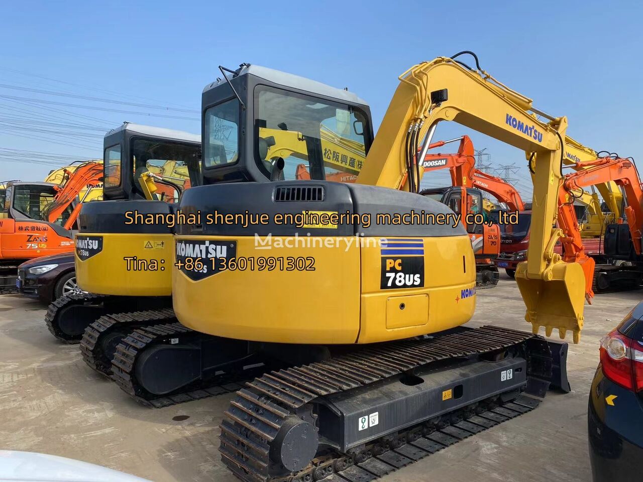 Excavator pe şenile Komatsu PC78US - Machineryline