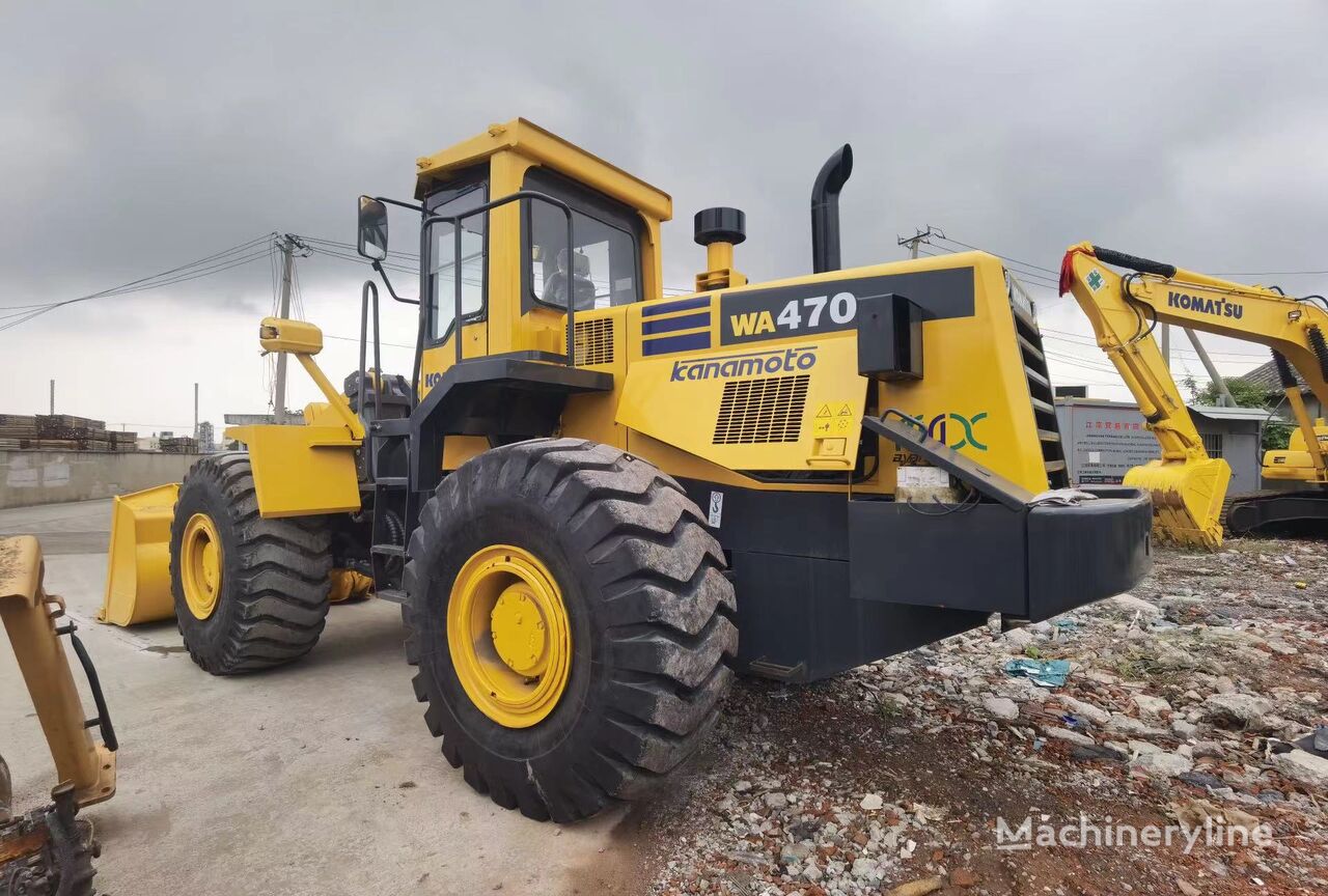 Komatsu WA470 beltegraver