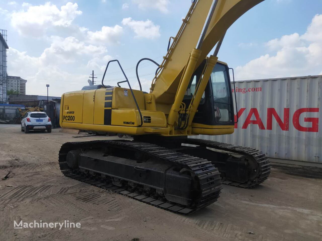 Komatsu pc200-6 tracked excavator