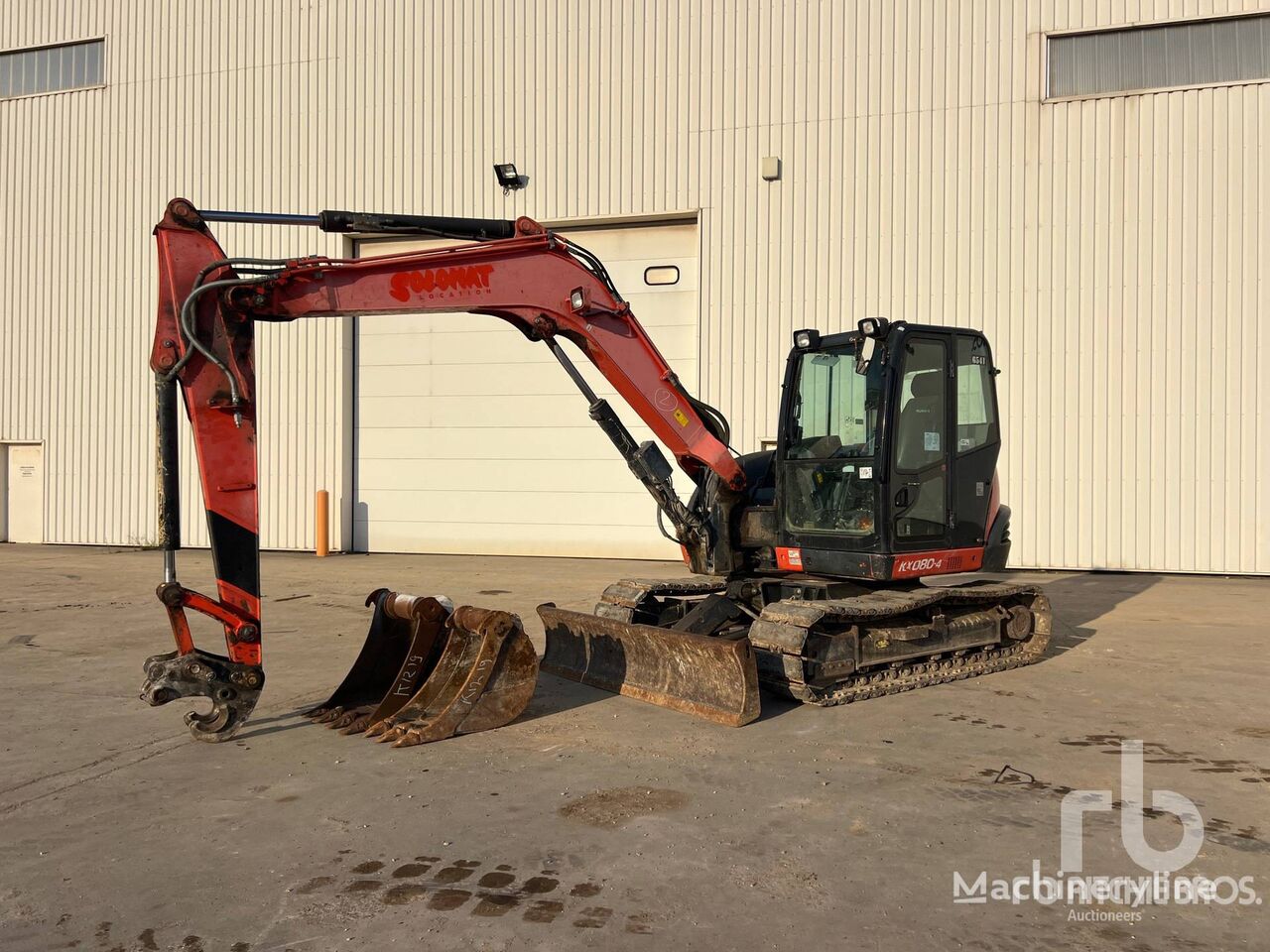 escavadora de rastos Kubota KX080-4L