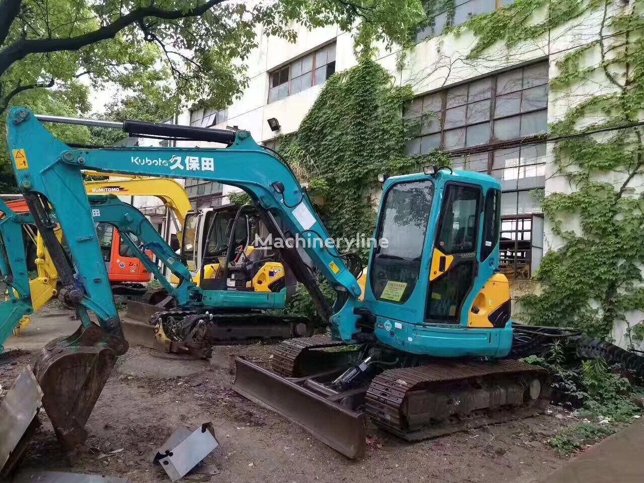 بیل مکانیکی ریلی Kubota KX155-3 excavator original from Japan Kubota Mini excavator