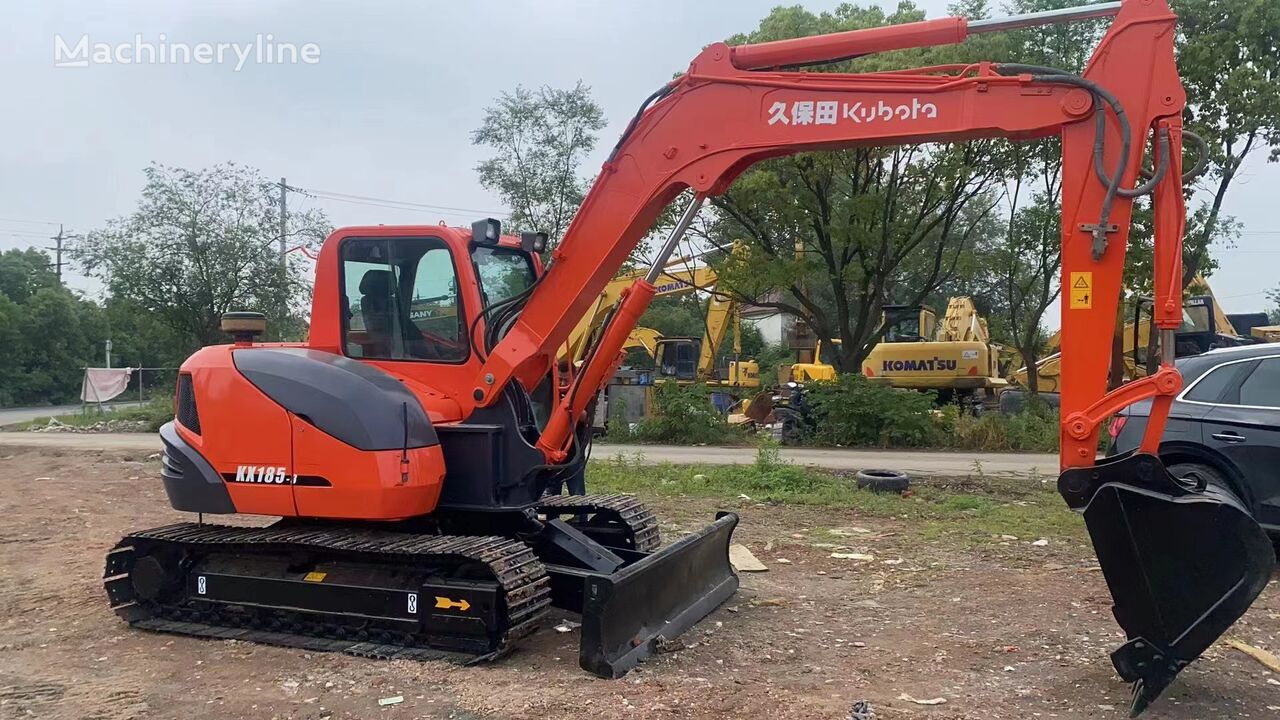 Kubota KX185 tracked excavator