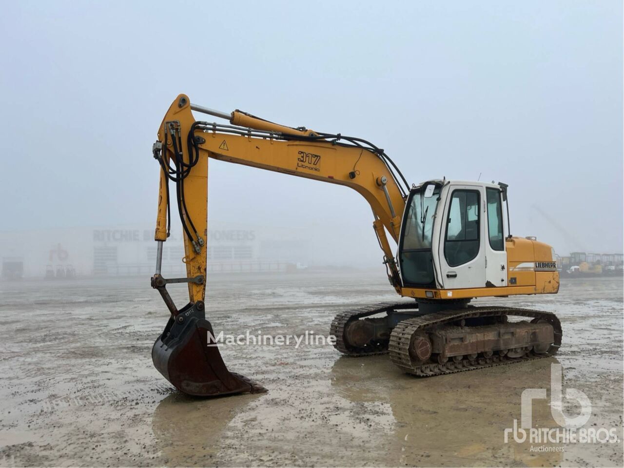 Liebherr R317 tracked excavator