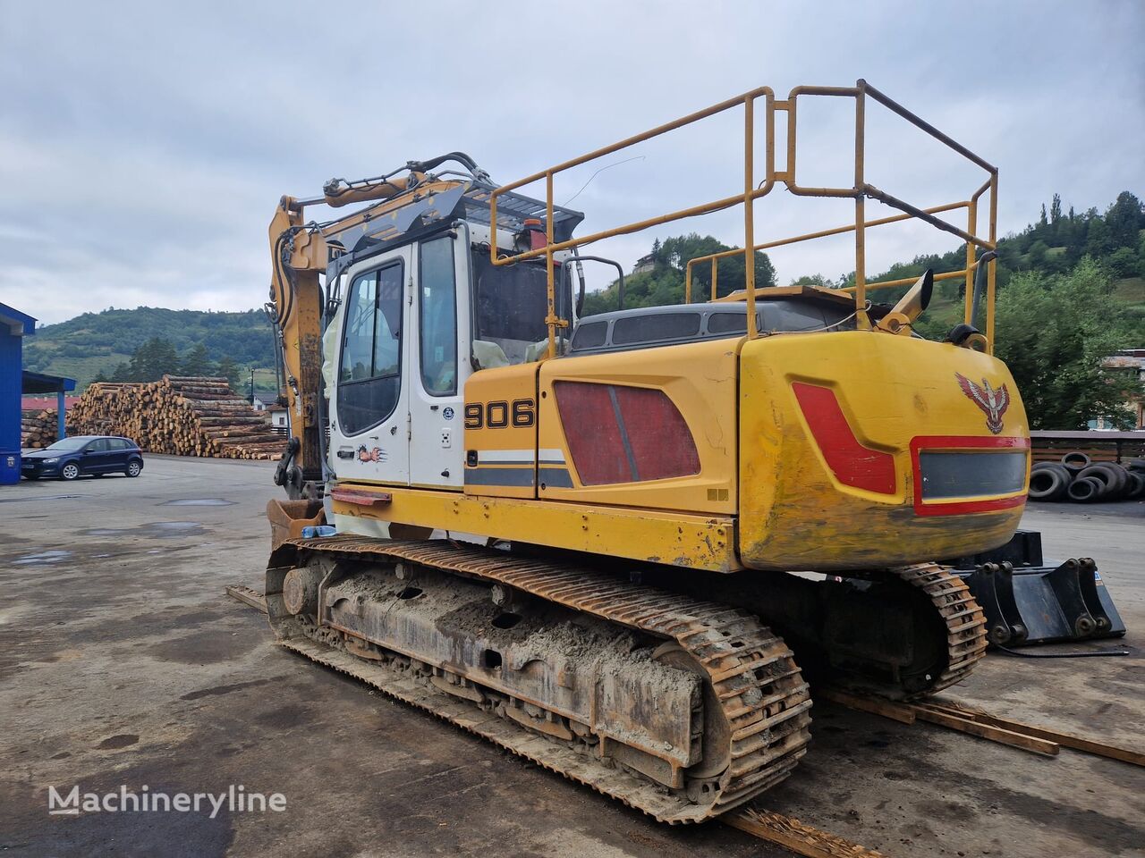 Liebherr R906 LC rupsgraafmachine voor onderdelen