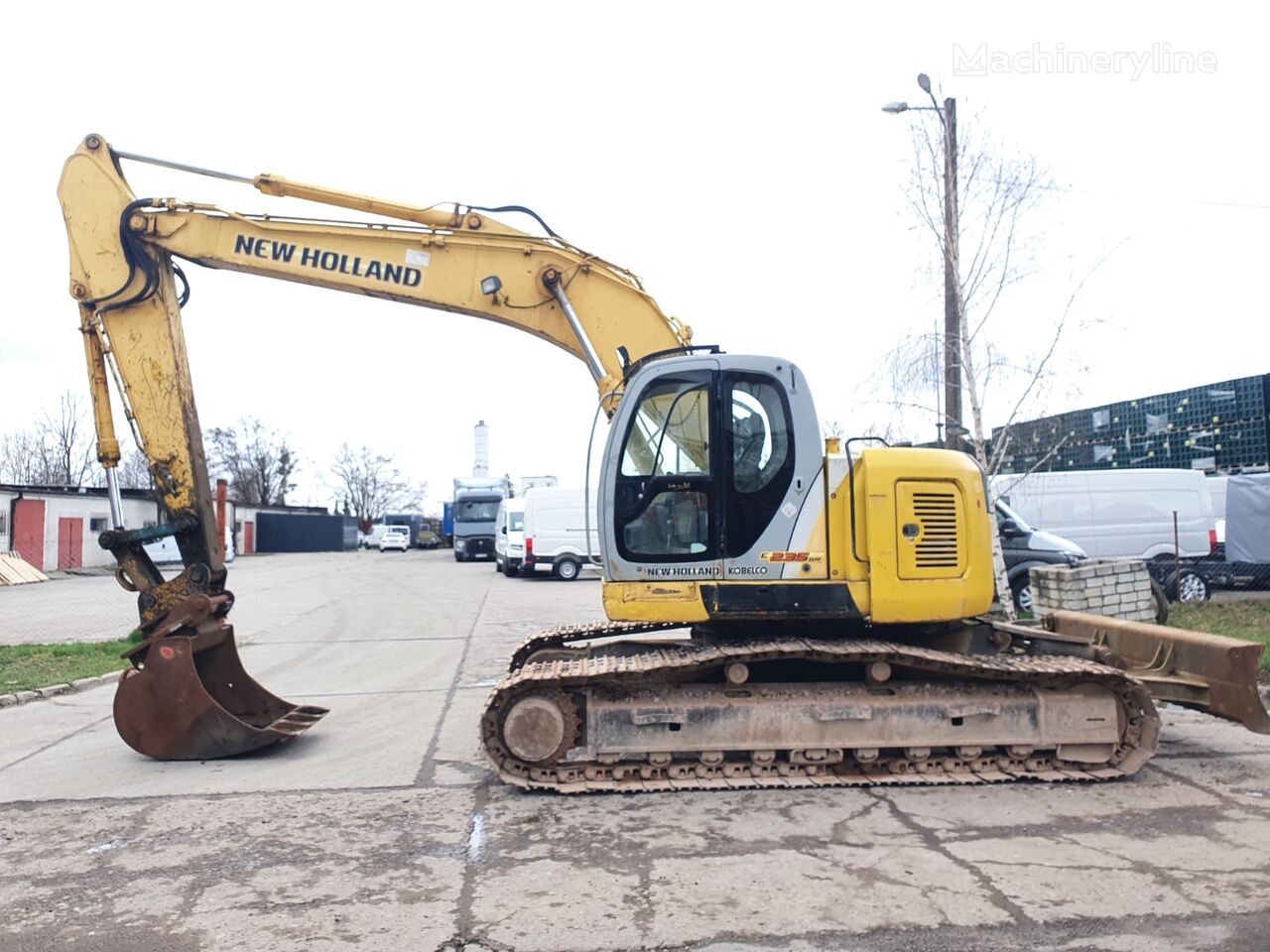 New Holland E 235 SR tracked excavator