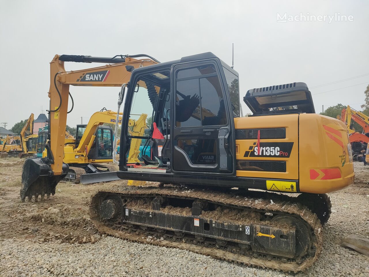 Sany SY 135C tracked excavator