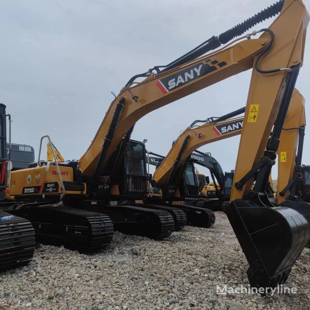 Sany SY 215 tracked excavator