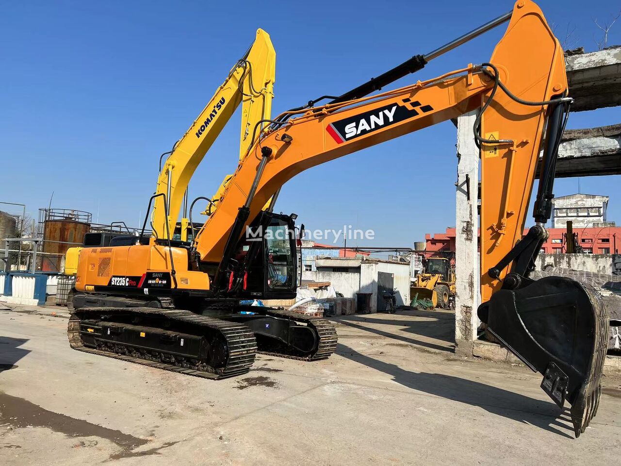 Sany SY 235 tracked excavator