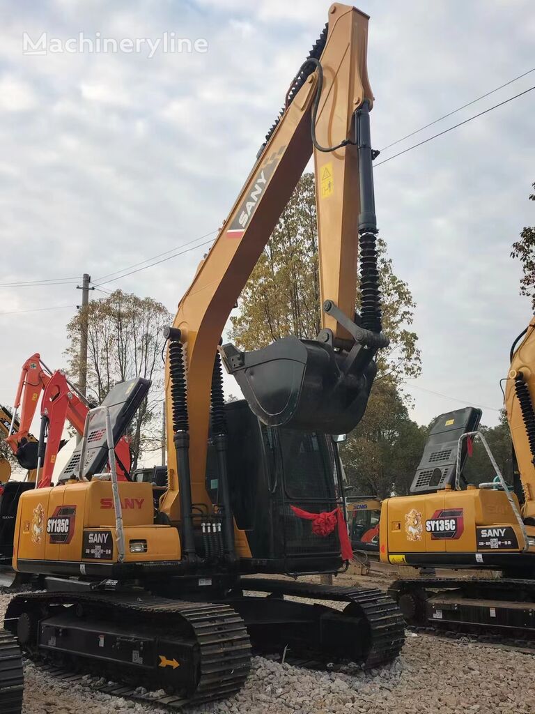 Sany SY135C tracked excavator