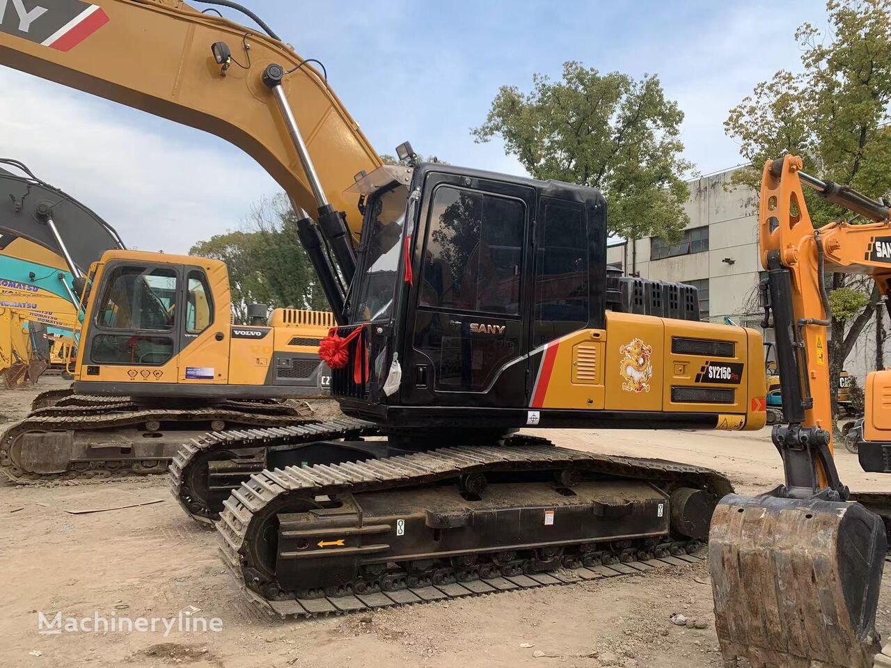 Sany SY215C tracked excavator