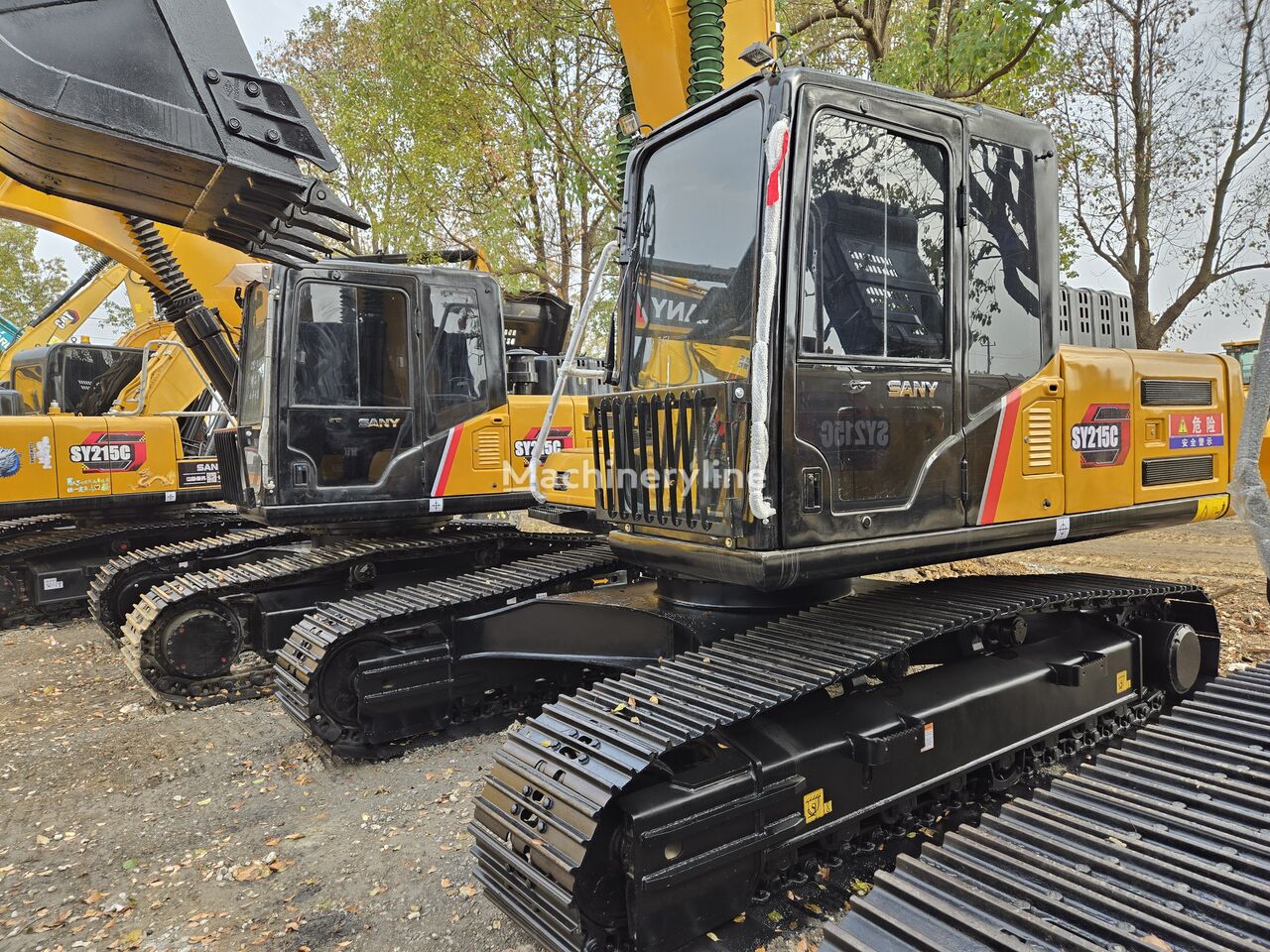 Sany SY215C tracked excavator