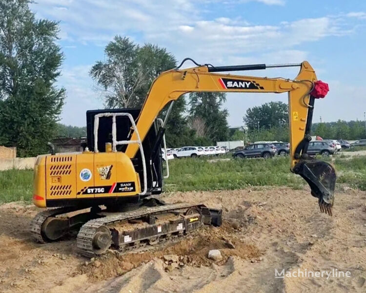 Sany SY75C tracked excavator