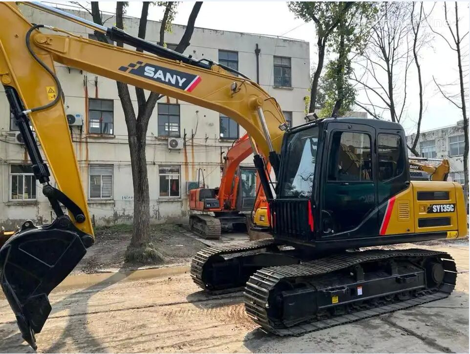 Sany sy135 excavadora de cadenas