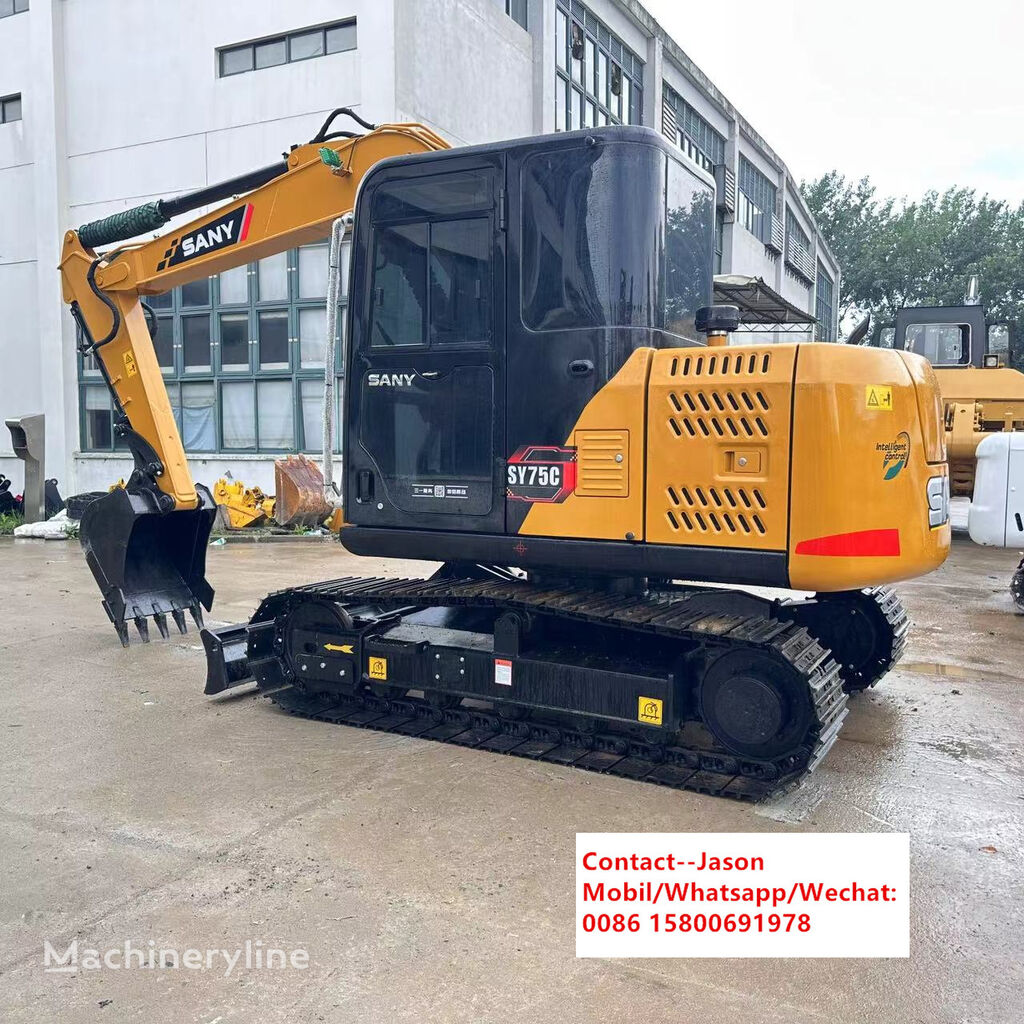 Sany sy75 tracked excavator