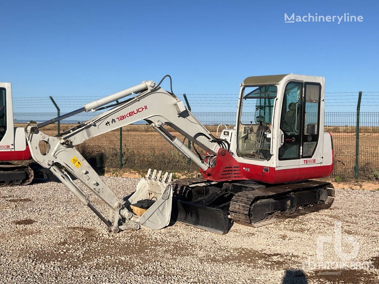 vikšrinis ekskavatorius Takeuchi TB160C