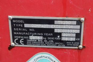 Pelle sur chenilles Takeuchi TB230 à vendre - Image 21 | Machineryline FR Pelle sur chenilles Takeuchi TB230 | Image 21 - Machineryline