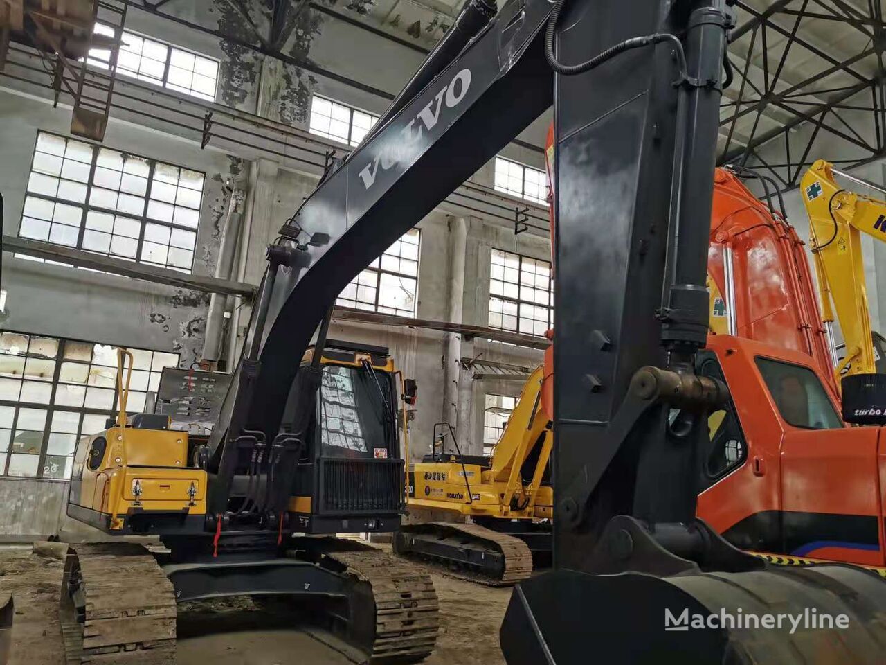 Volvo EC 200 tracked excavator