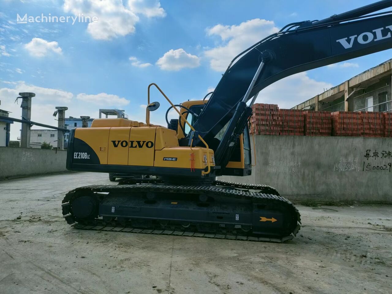 Volvo EC 210 tracked excavator