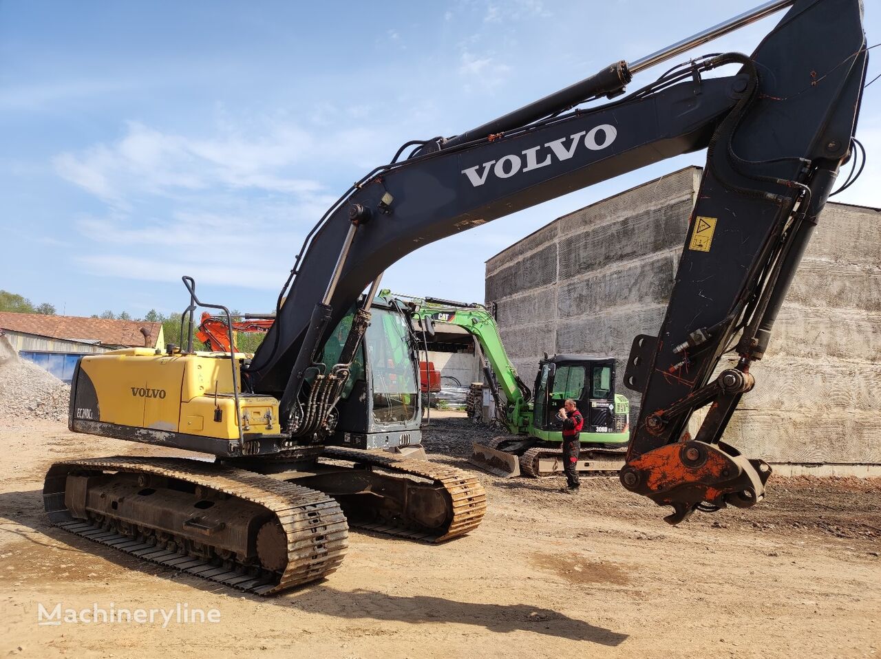 Volvo EC 210 CL tracked excavator