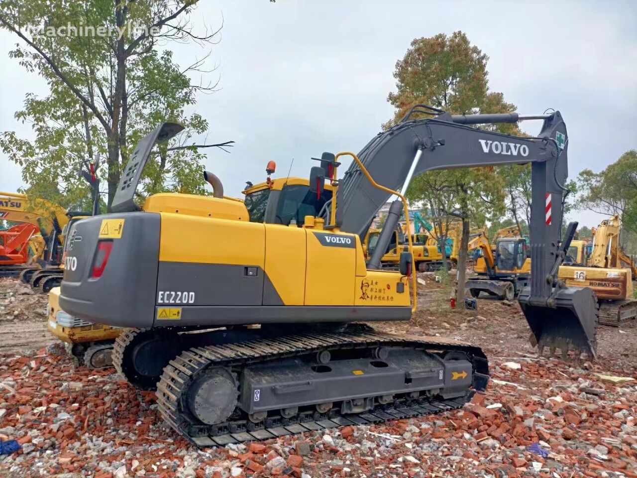 Volvo EC 220 tracked excavator