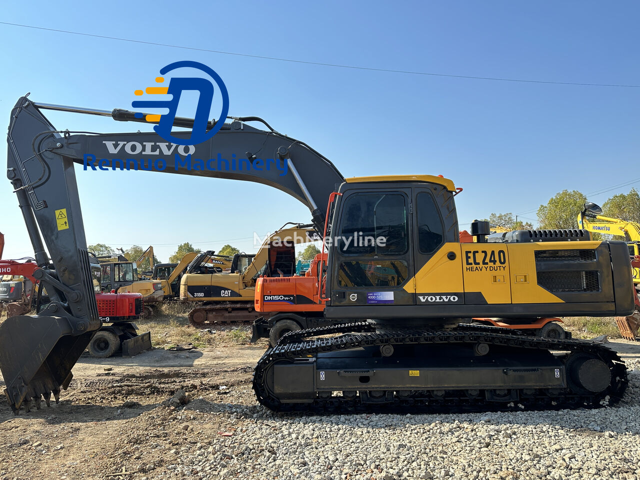 Volvo EC 240 bager gusjeničar