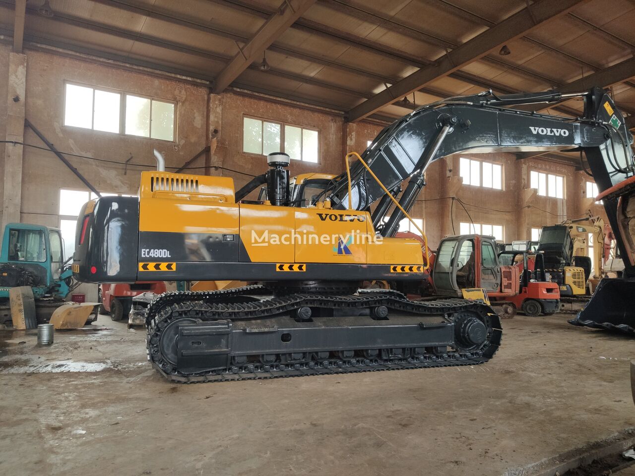 excavator pe şenile Volvo EC 480 DLC excavator  in excellent condition