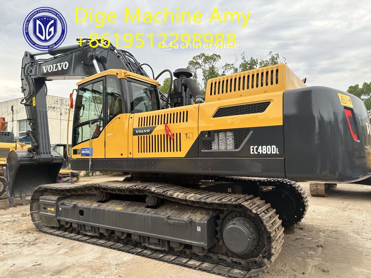 트랙형 굴착기 Volvo EC 480DL - Machineryline