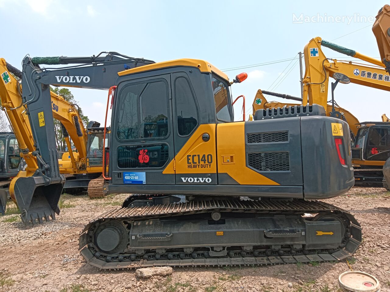 Volvo EC140 tracked excavator