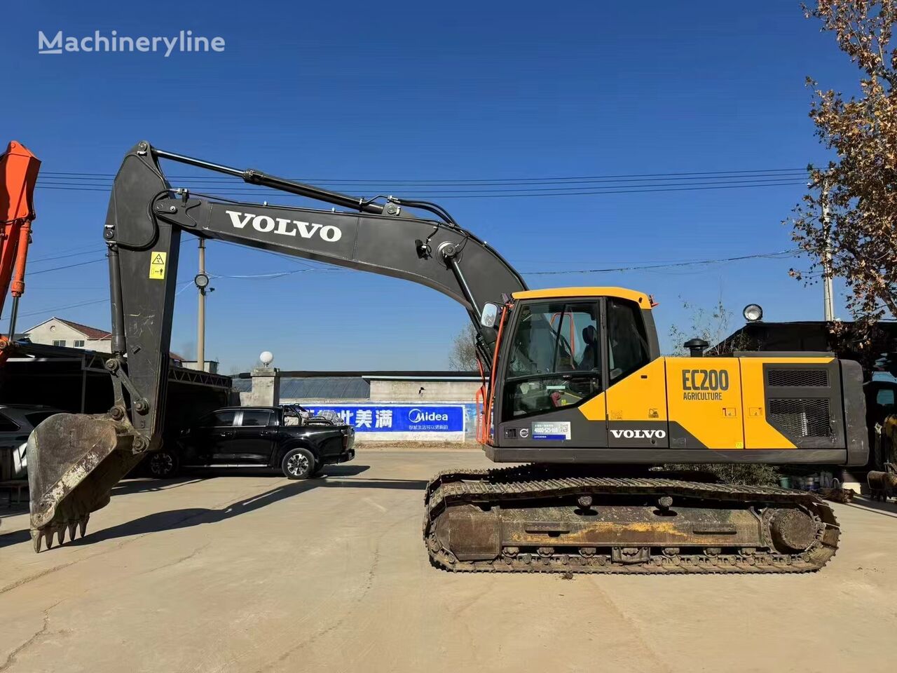 escavadora de rastos Volvo EC200 EC210 EC240 EC290 EC300