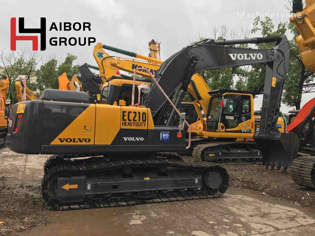 Volvo EC210 EC210D EC210DL 210 tracked excavator