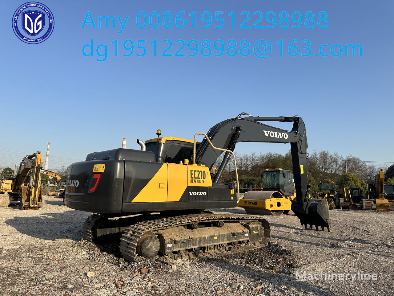 Volvo EC210D tracked excavator