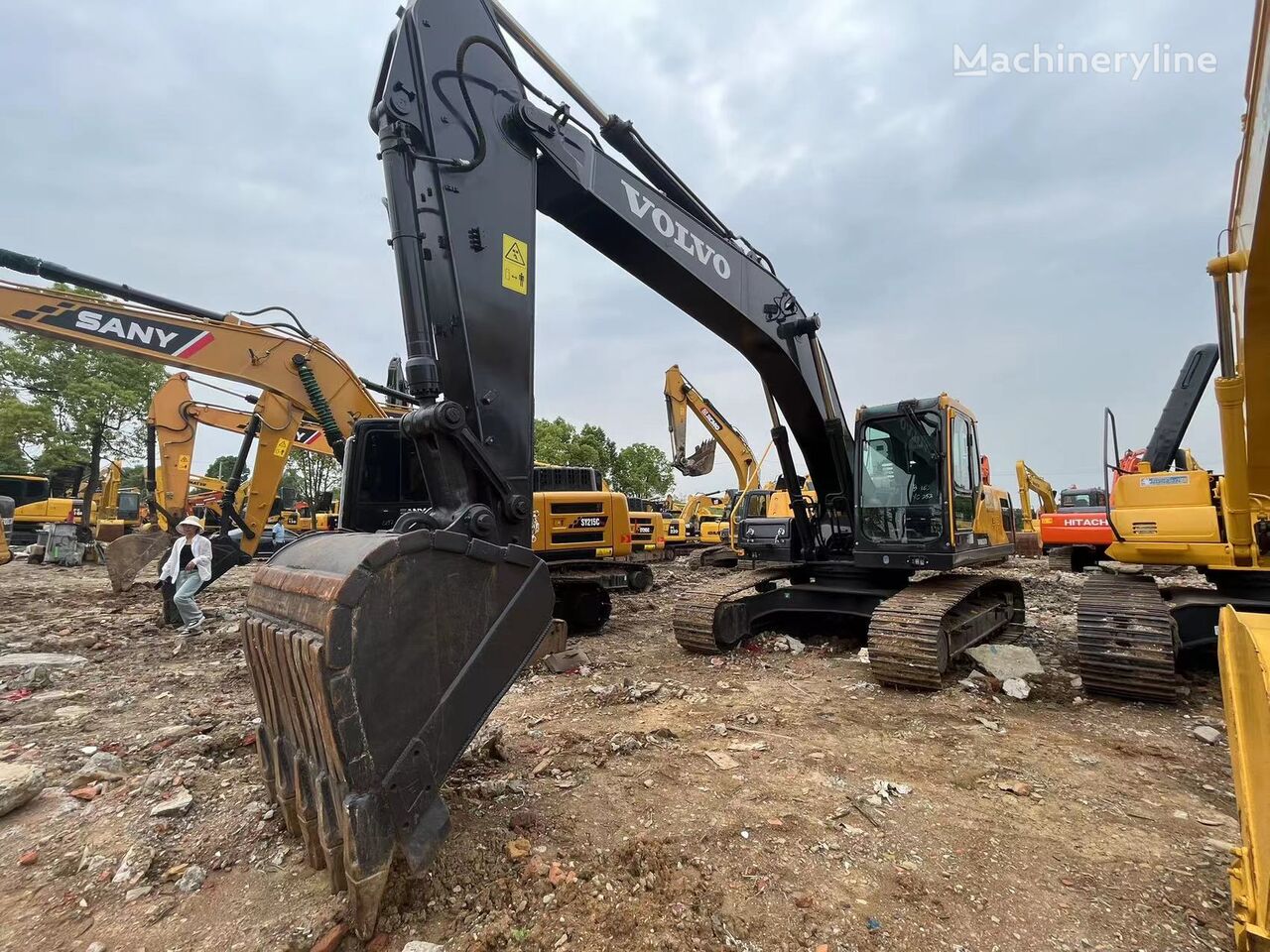 Volvo EC240 tracked excavator