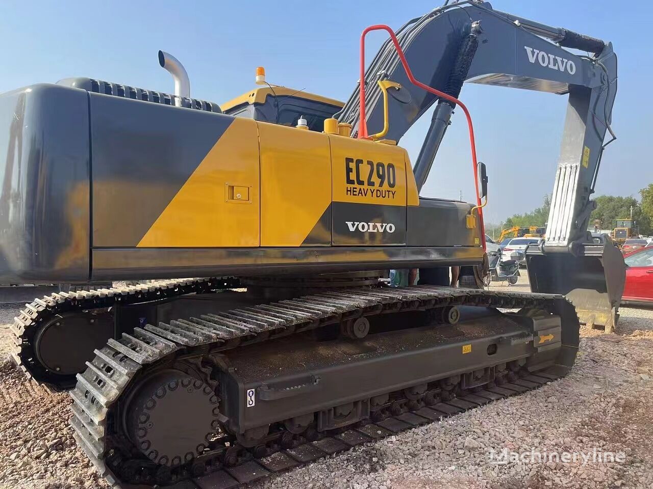 Volvo EC290 tracked excavator