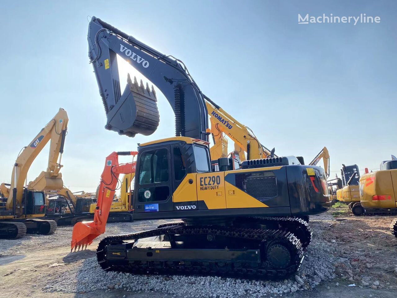 Volvo EC290 tracked excavator