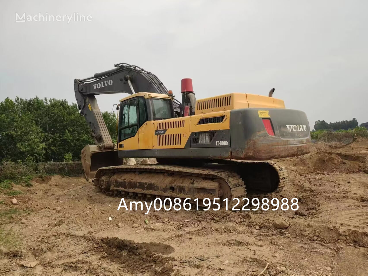 pelle sur chenilles Volvo EC480DL