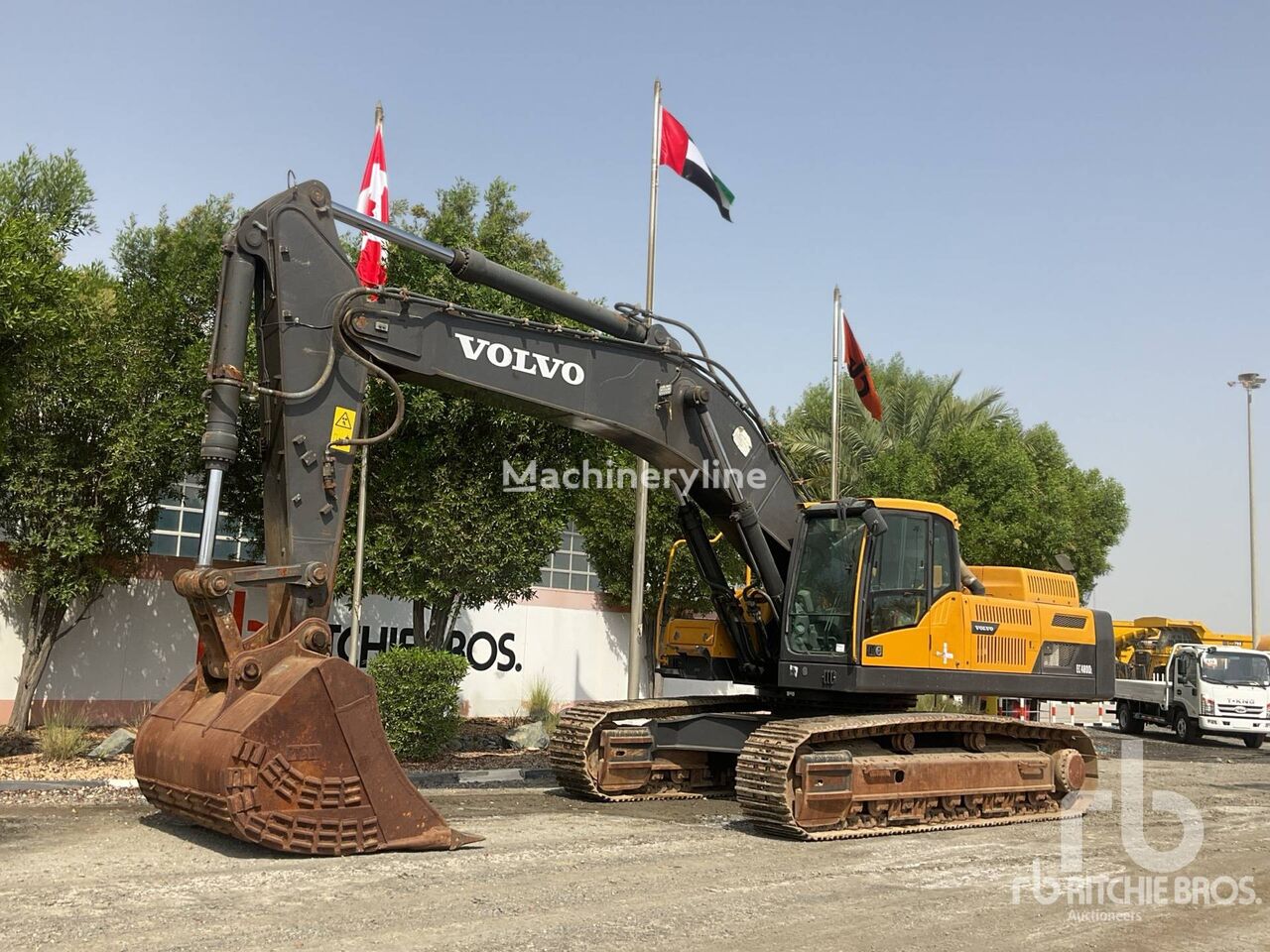 Volvo EC480DL paletli ekskavatör